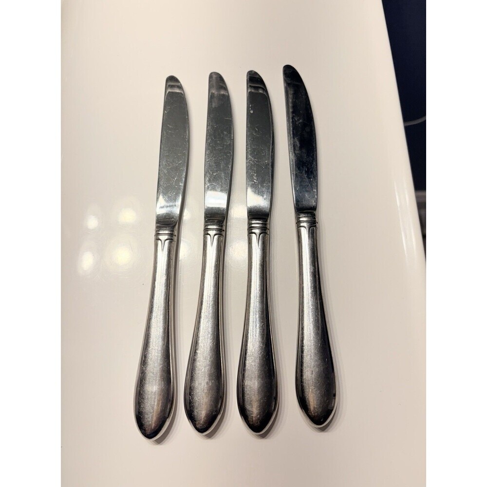 Gorham Meredith Solid Dinner Knives Set Of 4